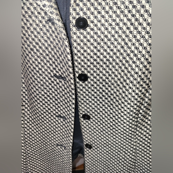 Ann Taylor Women's Houndstooth Blazer - Black and Cream - Picture 8 of 8